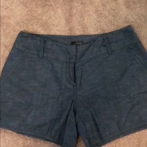 The Limited Chambray shorts